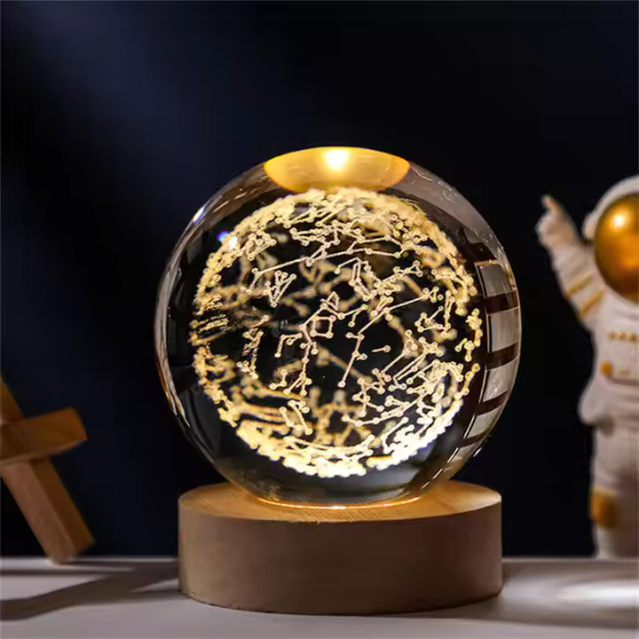 7 Color Changing LED 3D Crystal Ball – Constellation