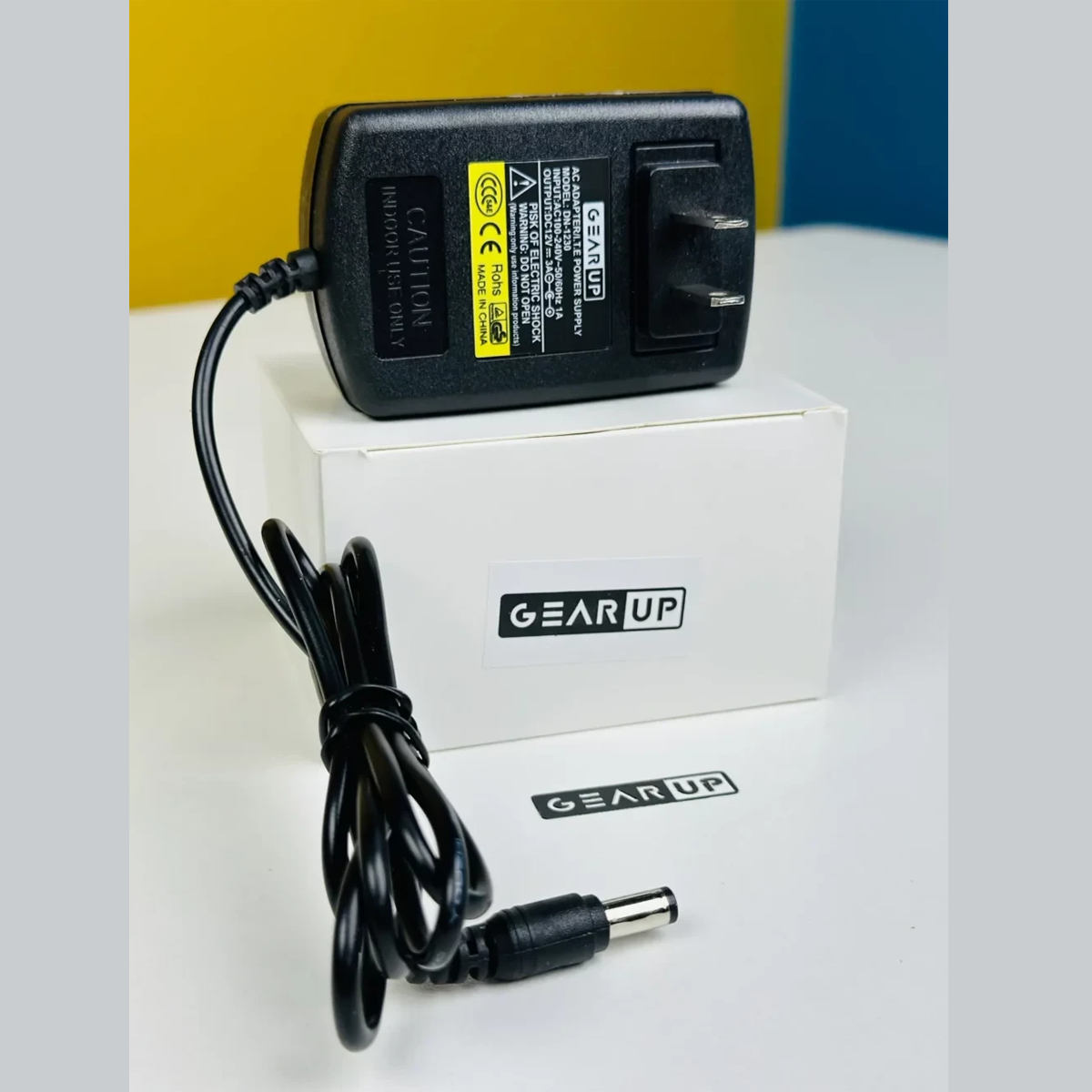 GearUP 12V/3A Power Adapter for WGP and Router (AC 100-240V To DC 12V, 3A)