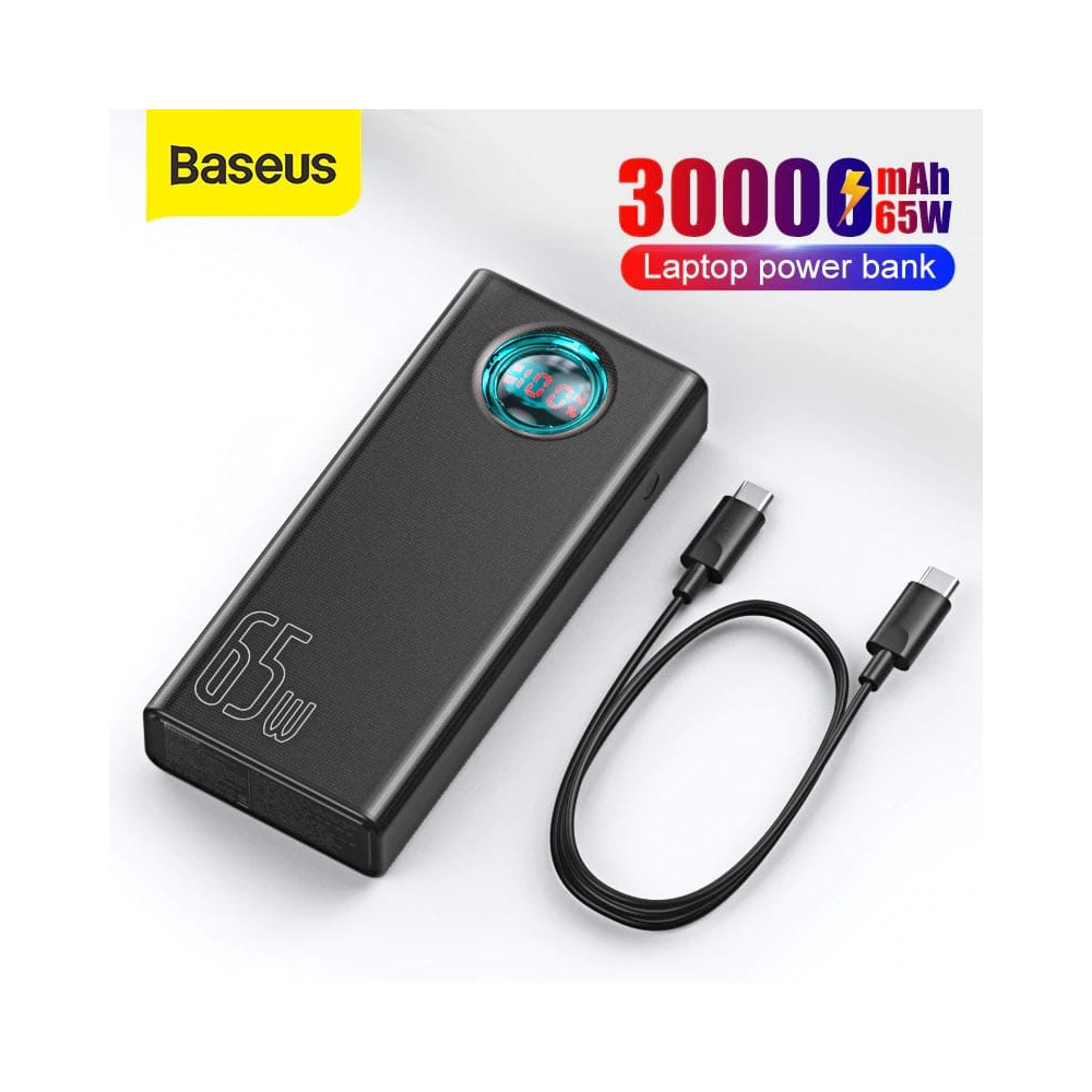 Baseus Power Bank 65W 30000mAh Amblight For Laptop Mobile Macbook