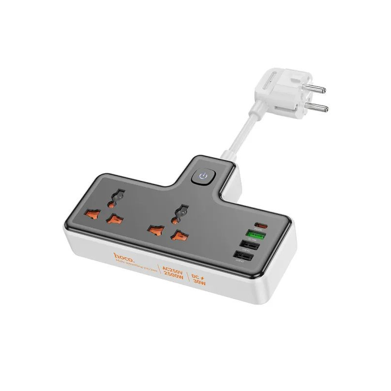 Hoco AC12A 30W 1C3A Power Strip (2500W)