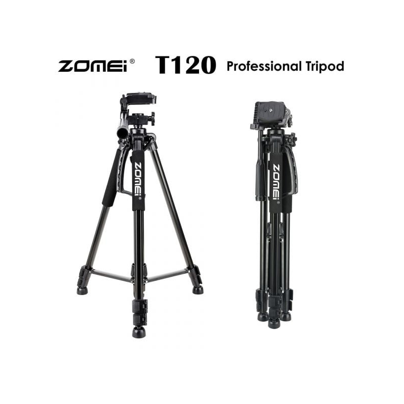 Zomei T120 Mobile & DSLR Tripod-Professional Series (Without Mobile Holder