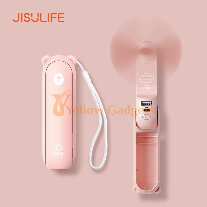 JISULIFE F8X Portable Fan & Power Bank 4500mAh